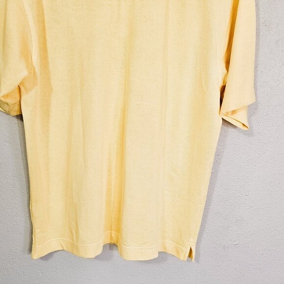 Cutter & Buck Men's Polo Yellow Golf Shirt DryTec Size XL/TG - Picture 3 of 8
